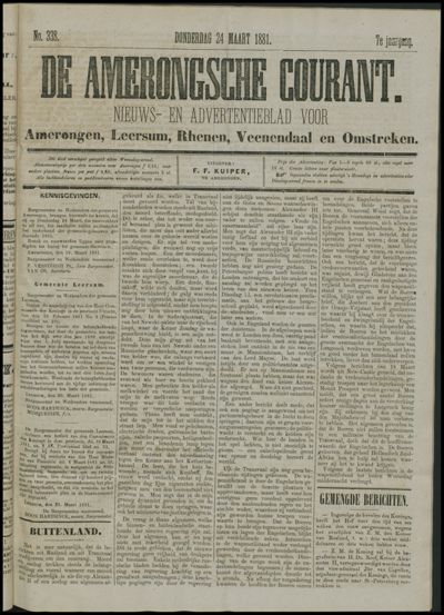 De Amerongsche Courant, 24 maart 1881 (jrg. 7)