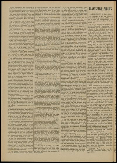 De Amerongsche Courant, 1 mei 1884 (jrg. 10)