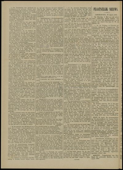 De Amerongsche Courant, 1 mei 1884 (jrg. 10)