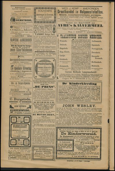 De Amerongsche Courant, 1 augustus 1907 (jrg. 33)