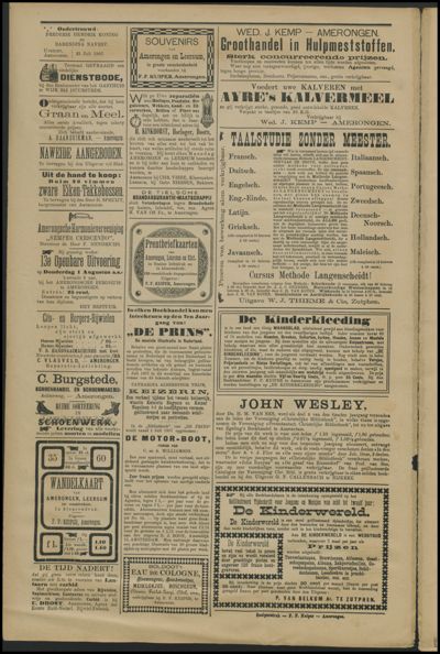De Amerongsche Courant, 1 augustus 1907 (jrg. 33)