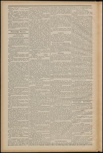 De Amerongsche Courant, 1 december 1909 (jrg. 35)