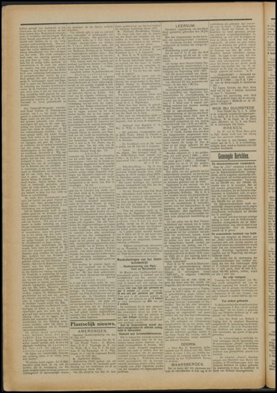De Amerongsche Courant, 1 augustus 1917 (jrg. 43)