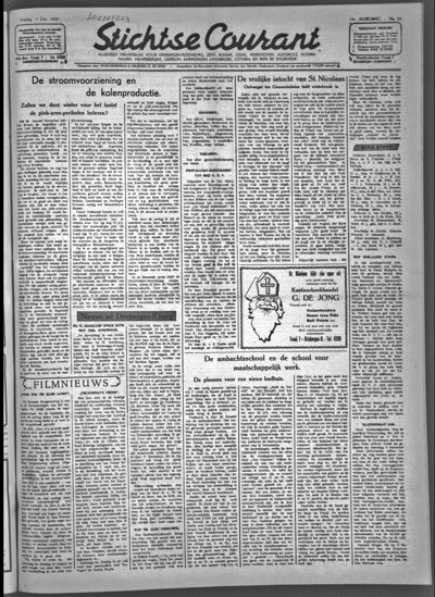 Stichtse Courant, 1 december 1950 (nr. 28, jrg. 14)