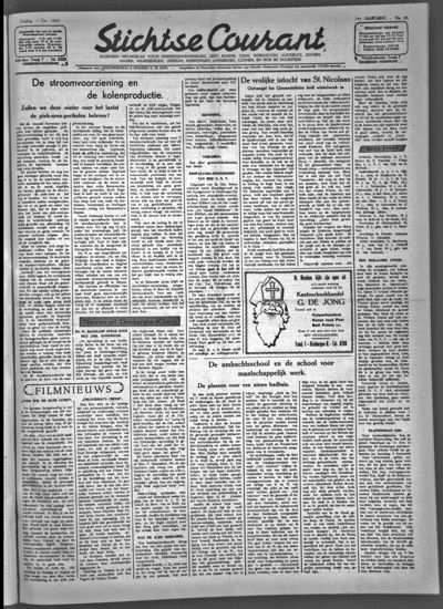 Stichtse Courant, 1 december 1950 (nr. 28, jrg. 14)