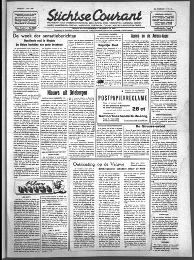 Stichtse Courant, 1 augustus 1952 (nr. 11, jrg. 16)