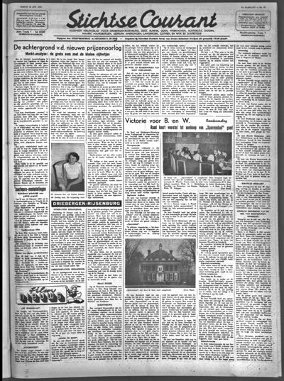 Stichtse Courant, 29 januari 1954 (nr. 37, jrg. 17)