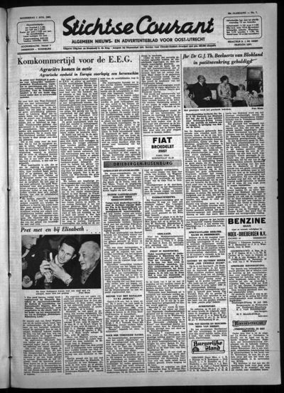 Stichtse Courant, 1 augustus 1963 (nr. 7, jrg. 28)