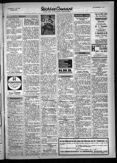 Stichtse Courant, 1 augustus 1963 (nr. 7, jrg. 28)