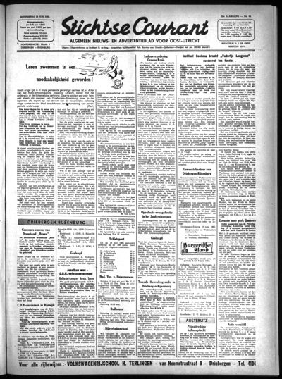 Stichtse Courant, 10 juni 1965 (nr. 40, jrg. 29)