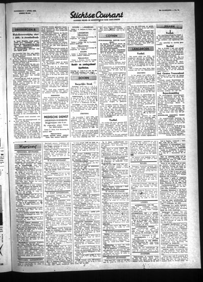 Stichtse Courant, 1 april 1965 (nr. 31, jrg. 29)