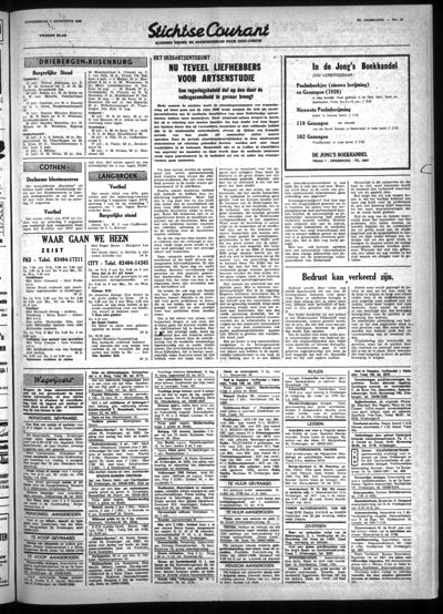 Stichtse Courant, 1 augustus 1968 (nr. 31, jrg. 32)