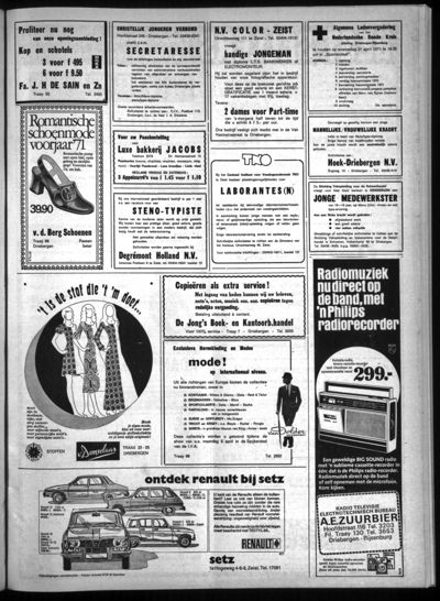 Stichtse Courant, 1 april 1971 (nr. 13, jrg. 35)