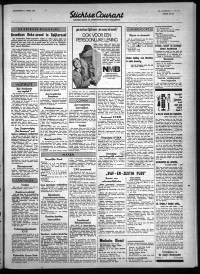 Stichtse Courant, 1 april 1971 (nr. 13, jrg. 35)