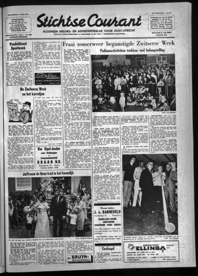 Stichtse Courant, 5 juli 1973 (nr. 28, jrg. 37)