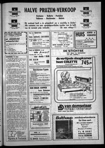 Stichtse Courant, 1 augustus 1974 (nr. 31, jrg. 38)