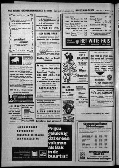 Stichtse Courant, 1 augustus 1974 (nr. 31, jrg. 38)