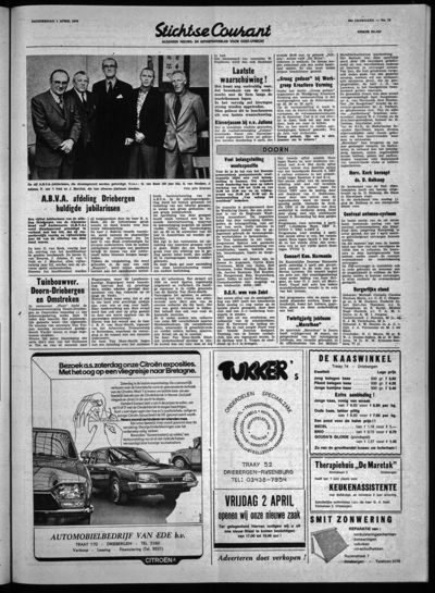 Stichtse Courant, 1 april 1976 (nr. 13, jrg. 40)