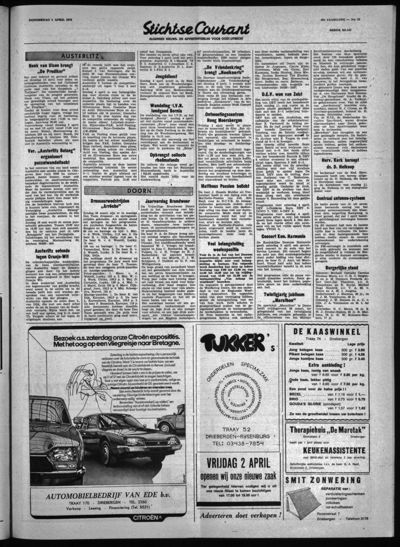 Stichtse Courant, 1 april 1976 (nr. 13, jrg. 40)
