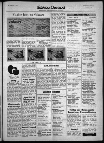 Stichtse Courant, 1 april 1976 (nr. 13, jrg. 40)
