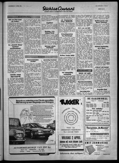 Stichtse Courant, 1 april 1976 (nr. 13, jrg. 40)