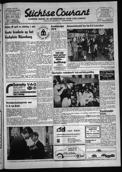 Stichtse Courant, 1 april 1982 (nr. 13, jrg. 46)