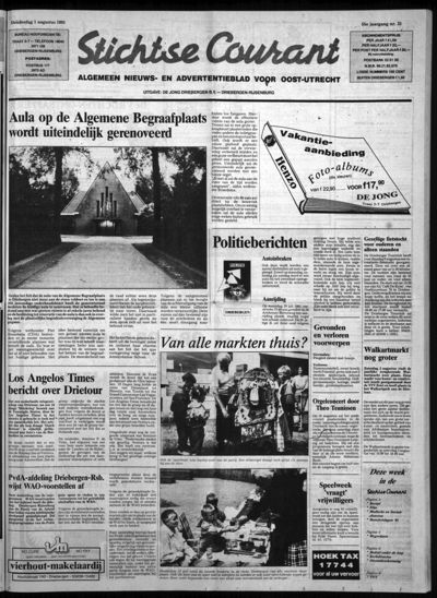 Stichtse Courant, 1 augustus 1991 (nr. 31, jrg. 55)
