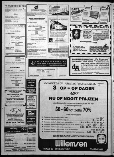 Stichtse Courant, 1 augustus 1991 (nr. 31, jrg. 55)