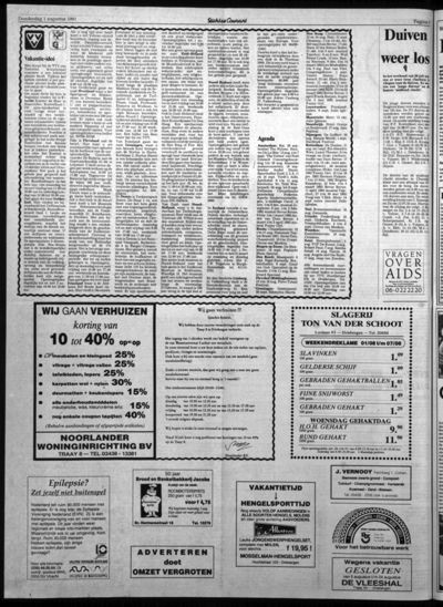 Stichtse Courant, 1 augustus 1991 (nr. 31, jrg. 55)