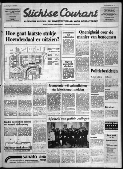 Stichtse Courant, 1 april 1993 (nr. 13, jrg. 57)