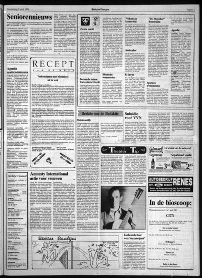 Stichtse Courant, 1 april 1993 (nr. 13, jrg. 57)