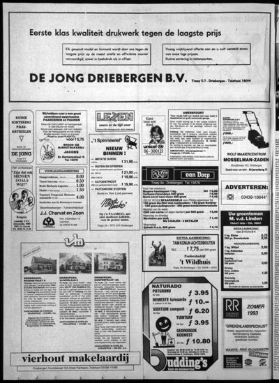 Stichtse Courant, 1 april 1993 (nr. 13, jrg. 57)