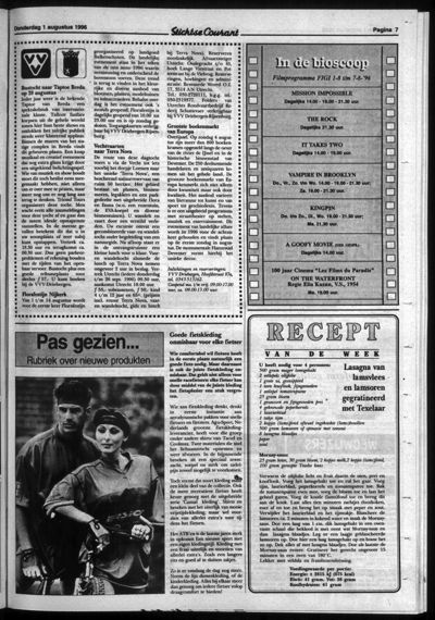Stichtse Courant, 1 augustus 1996 (nr. 31, jrg. 60)