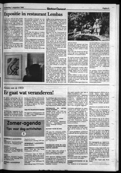 Stichtse Courant, 1 augustus 1996 (nr. 31, jrg. 60)