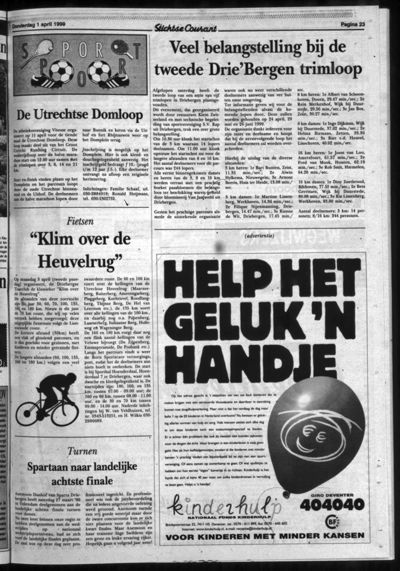 Stichtse Courant, 1 april 1999 (nr. 13, jrg. 63)