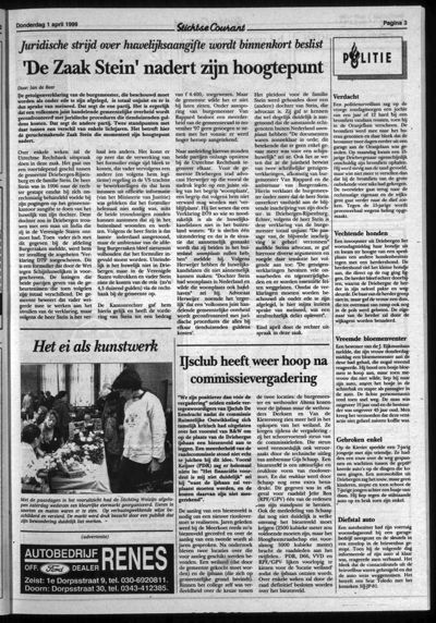 Stichtse Courant, 1 april 1999 (nr. 13, jrg. 63)