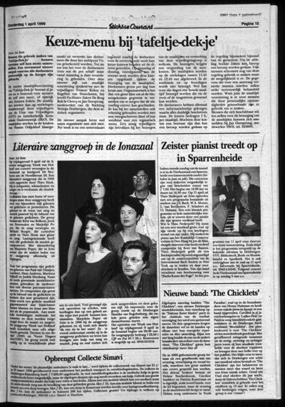 Stichtse Courant, 1 april 1999 (nr. 13, jrg. 63)