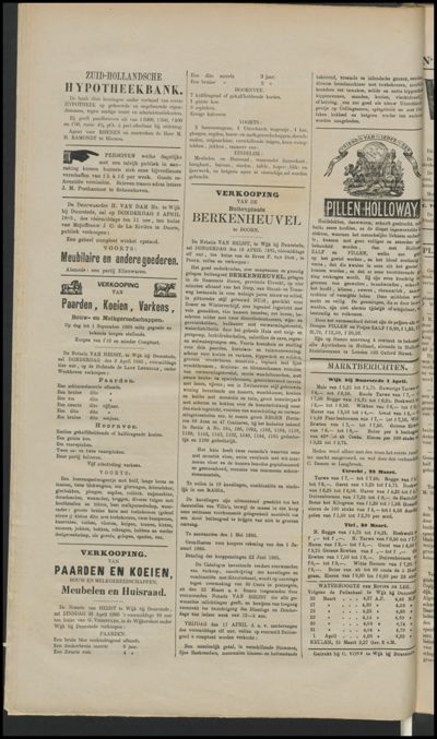 Wijkse Courant, 1 april 1885 (nr. 13, jrg. 16)