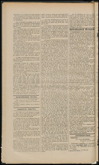 Wijkse Courant, 27 mei 1885 (nr. 21, jrg. 16)