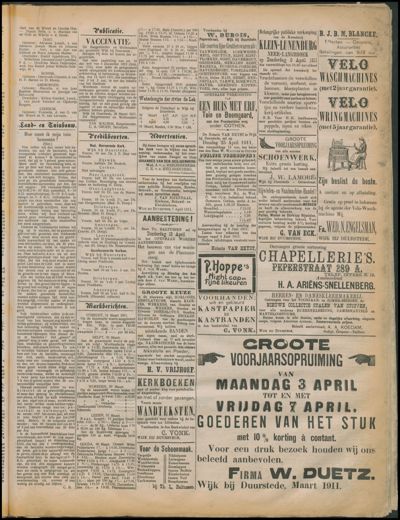 Wijkse Courant, 1 april 1911 (nr. 26, jrg. 32)