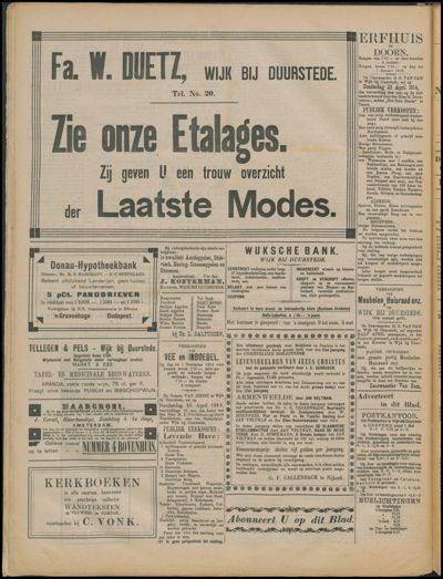 Wijkse Courant, 1 april 1914 (nr. 26, jrg. 45)