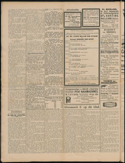 Wijkse Courant, 27 november 1929 (nr. 95, jrg. 60)