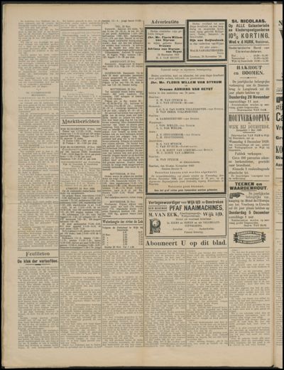Wijkse Courant, 27 november 1929 (nr. 95, jrg. 60)
