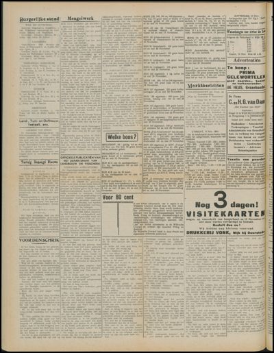 Wijkse Courant, 12 november 1941 (nr. 90, jrg. 72)