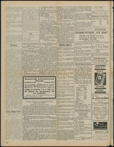Wijkse Courant, 1 april 1942 (nr. 26, jrg. 73)
