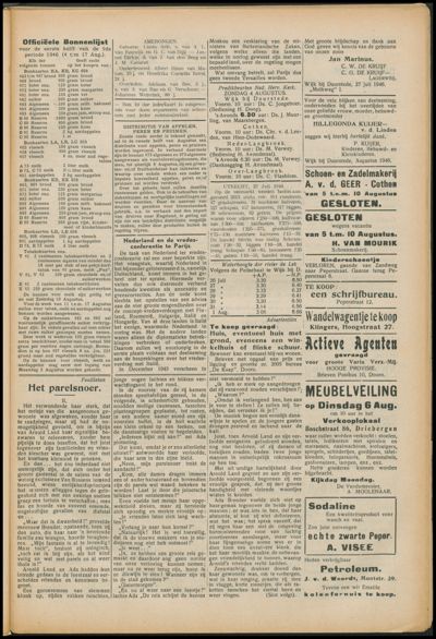 Wijkse Courant, 3 augustus 1946 (nr. 31, jrg. 76)