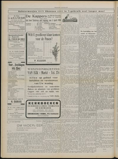 Wijkse Courant, 1 april 1950 (nr. 13, jrg. 80)