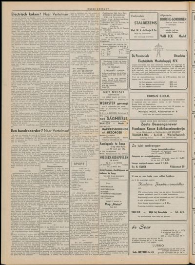 Wijkse Courant, 8 oktober 1960 (nr. 40, jrg. 91)