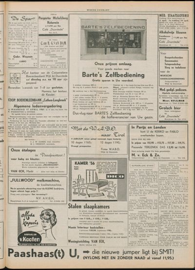 Wijkse Courant, 1 april 1961 (nr. 13, jrg. 92)