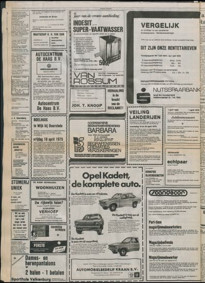 Wijkse Courant, 11 april 1975 (nr. 15, jrg. 106)